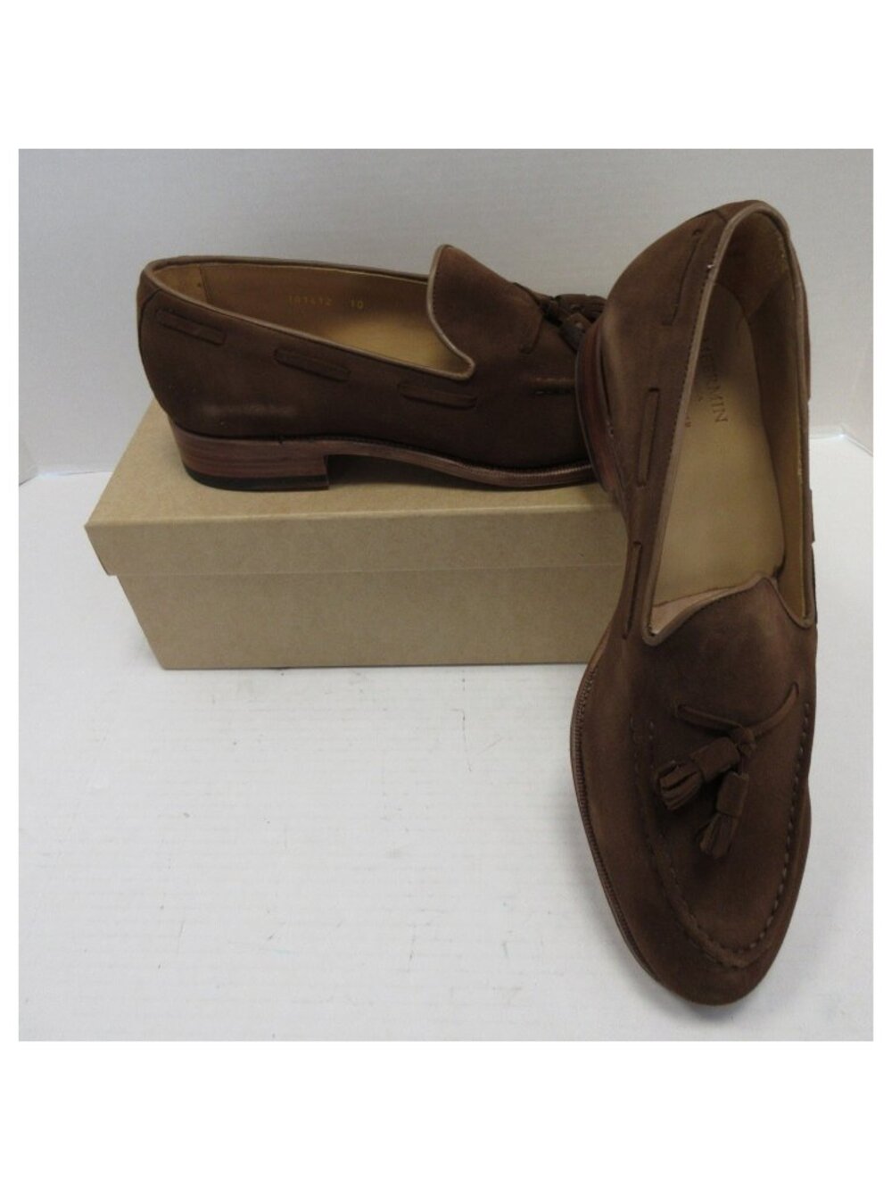 Meermin Shoes 11 D Mallorca Tassel Loafer Rapello Snuff Suede UK 10 E